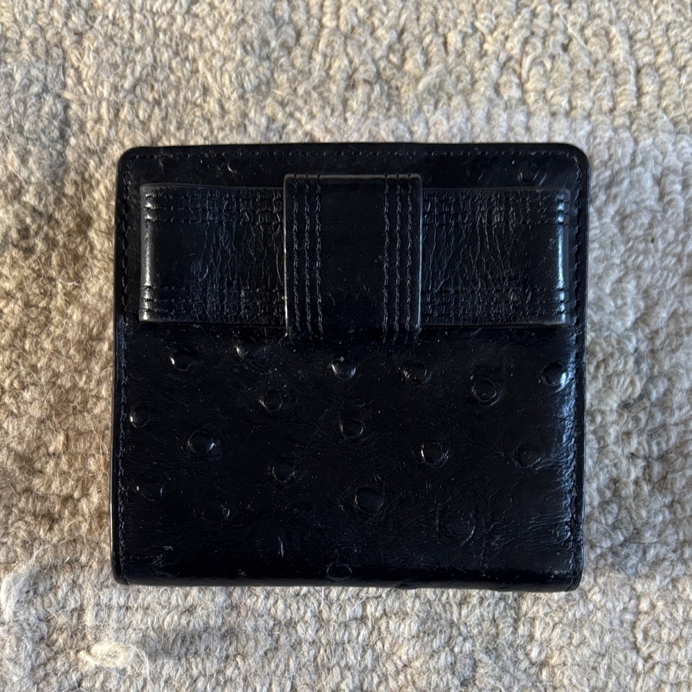 Kate Spade Black Textured Wallet